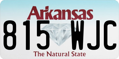 AR license plate 815WJC