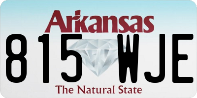 AR license plate 815WJE