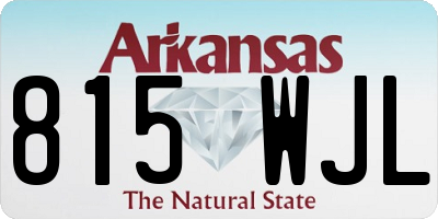 AR license plate 815WJL
