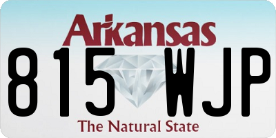 AR license plate 815WJP
