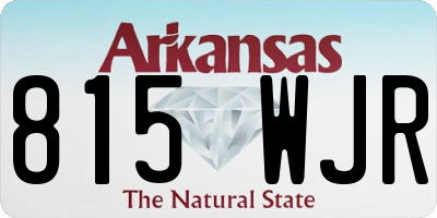 AR license plate 815WJR