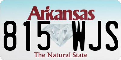 AR license plate 815WJS