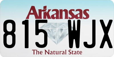 AR license plate 815WJX