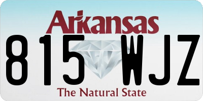 AR license plate 815WJZ