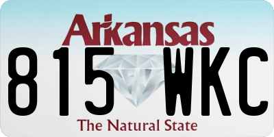 AR license plate 815WKC