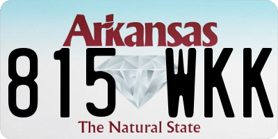 AR license plate 815WKK