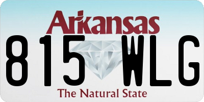 AR license plate 815WLG