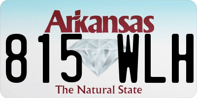 AR license plate 815WLH