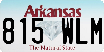 AR license plate 815WLM