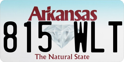 AR license plate 815WLT