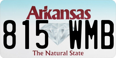 AR license plate 815WMB