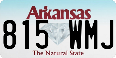 AR license plate 815WMJ