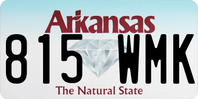 AR license plate 815WMK