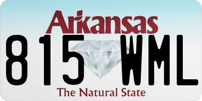 AR license plate 815WML