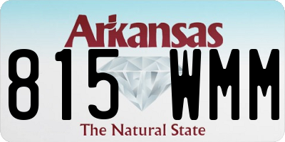 AR license plate 815WMM