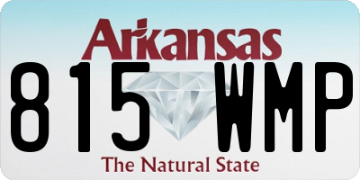 AR license plate 815WMP