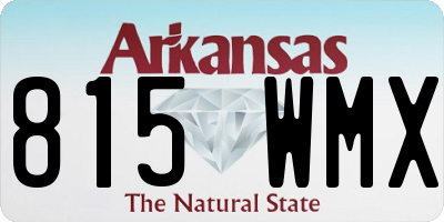 AR license plate 815WMX