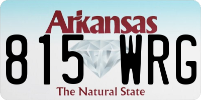 AR license plate 815WRG