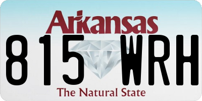 AR license plate 815WRH