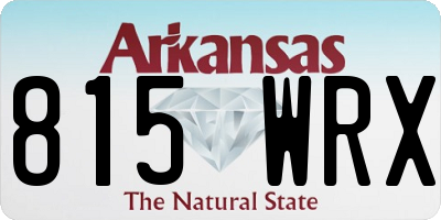 AR license plate 815WRX
