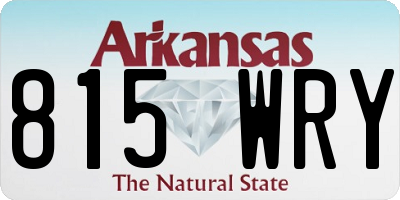 AR license plate 815WRY