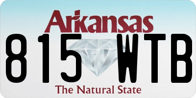 AR license plate 815WTB