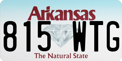 AR license plate 815WTG
