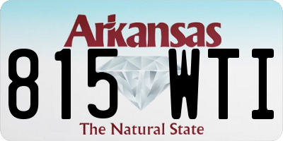AR license plate 815WTI