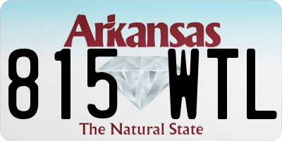 AR license plate 815WTL
