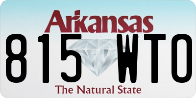 AR license plate 815WTO