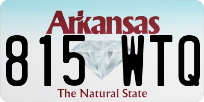 AR license plate 815WTQ