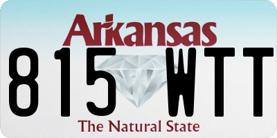 AR license plate 815WTT