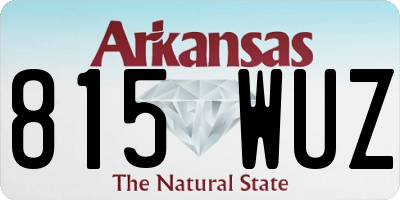 AR license plate 815WUZ