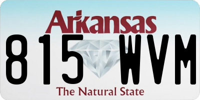 AR license plate 815WVM