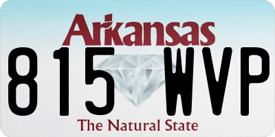 AR license plate 815WVP