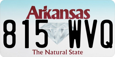 AR license plate 815WVQ
