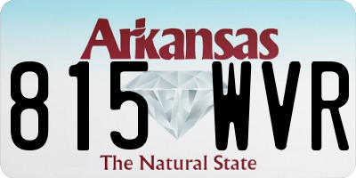 AR license plate 815WVR