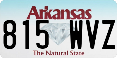 AR license plate 815WVZ