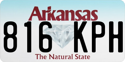 AR license plate 816KPH