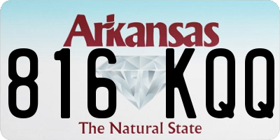 AR license plate 816KQQ