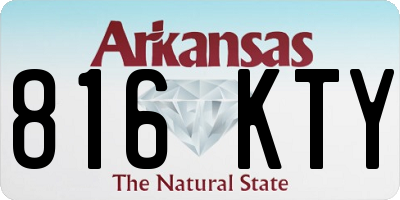 AR license plate 816KTY