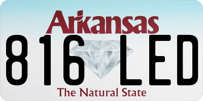 AR license plate 816LED