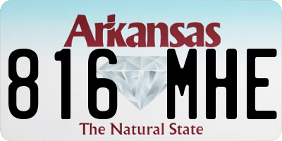 AR license plate 816MHE