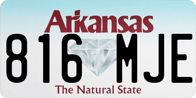 AR license plate 816MJE