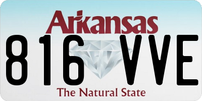 AR license plate 816VVE