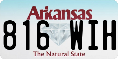 AR license plate 816WIH