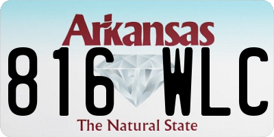 AR license plate 816WLC