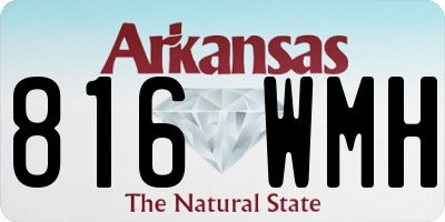 AR license plate 816WMH