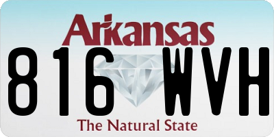 AR license plate 816WVH