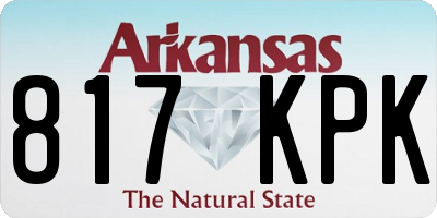 AR license plate 817KPK